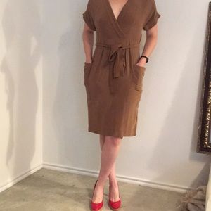 Anthropologie Maeve silk dress